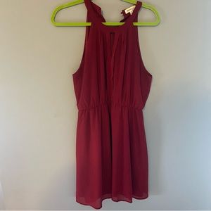 Monteau red dress